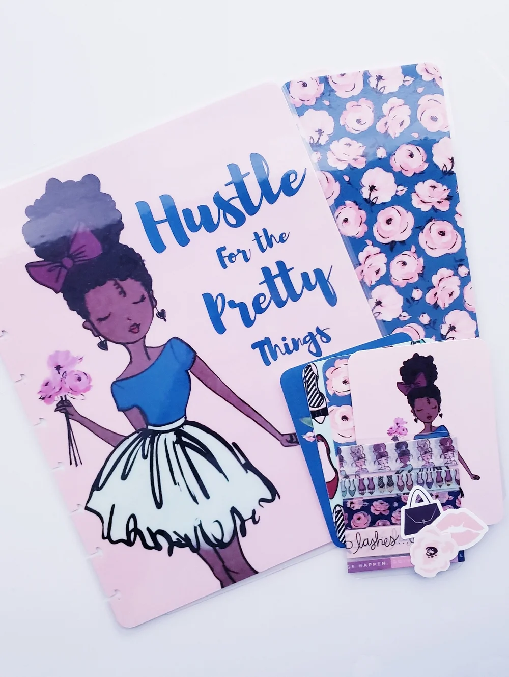Hustle for the Pretty Things Happy Planner Classic Cover Set